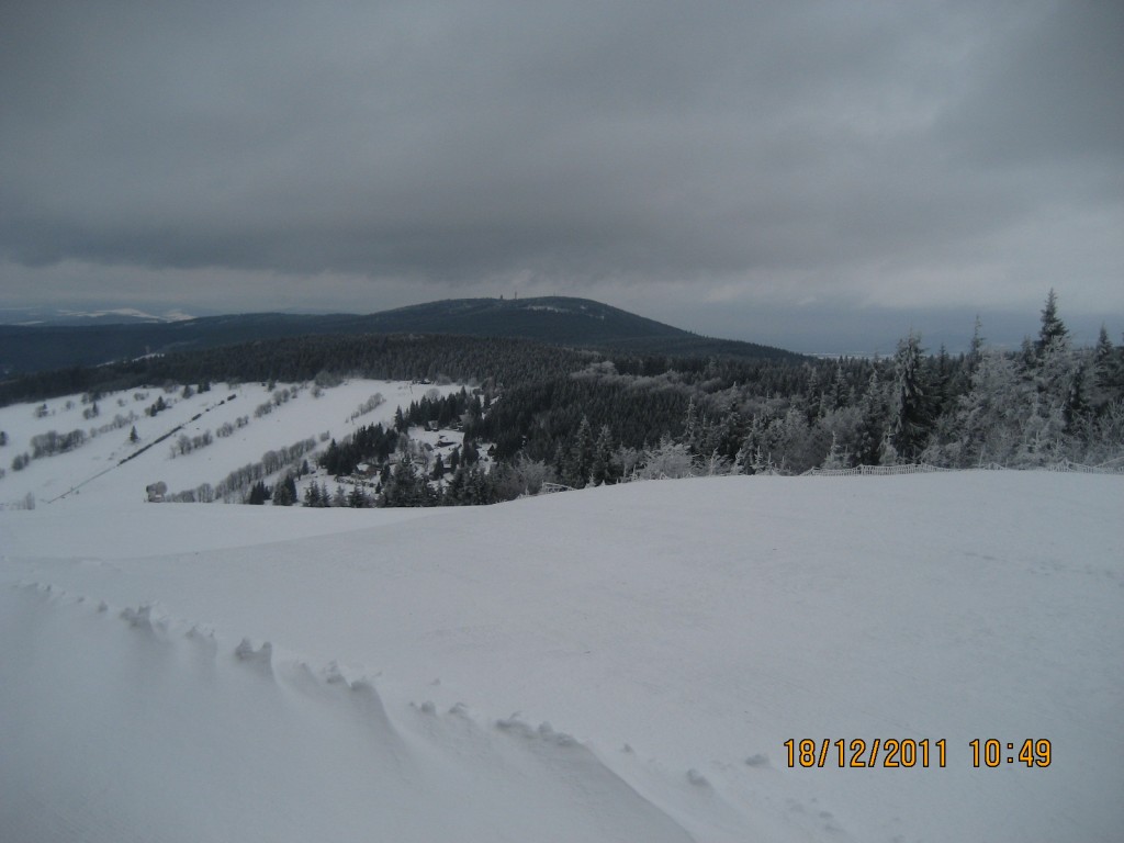 Pohled z Bukovky na Suchý vrch